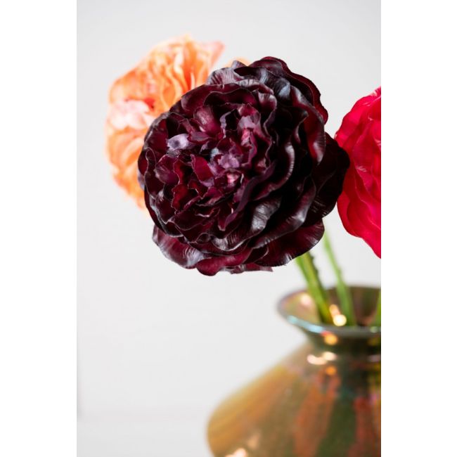 SILK-KA | Silk-ka | Ranonkel Steel | Bordeaux | 62cm