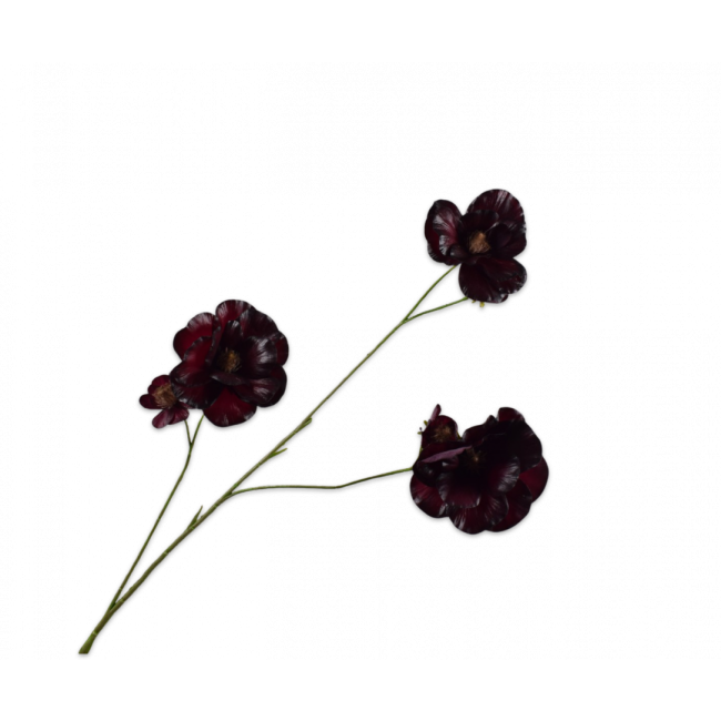 SILK-KA | Silk-ka | Lisianthus Tak | Bordeaux | 96cm