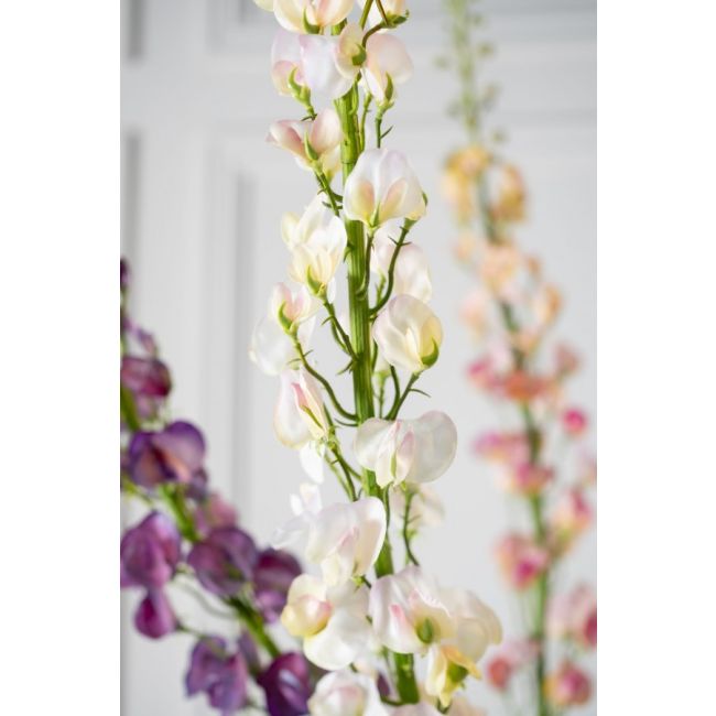 SILK-KA | Silk-ka | Lathyrus Steel | Crème/Roze | 135cm