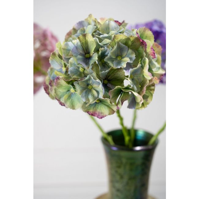 SILK-KA | Silk-ka | Hortensia Steel | Blauw/Groen | 51cm