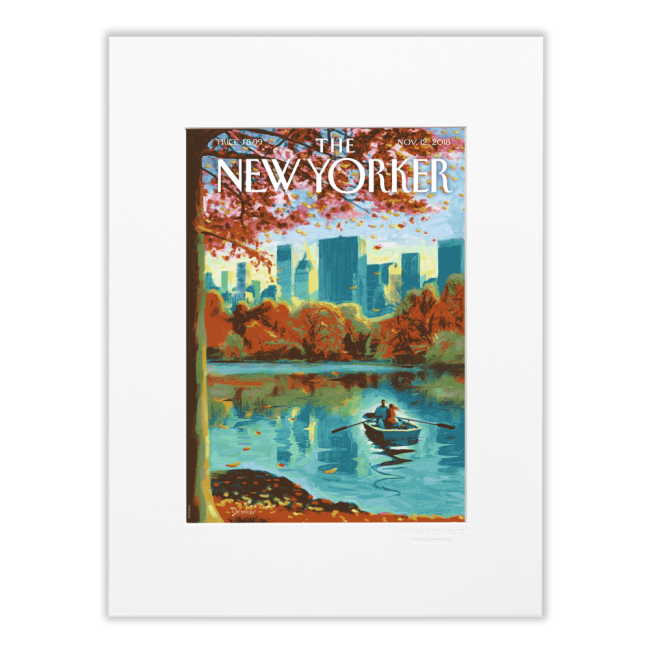 IMAGE REPUBLIC | Image Republic | Poster | The New Yorker | Row Boat in Central Park