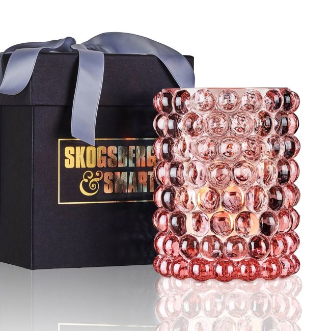 SKOGSBERG & SMART  | Skogsberg & Smart | Waxinelichthouder | Boule | Large | Rose