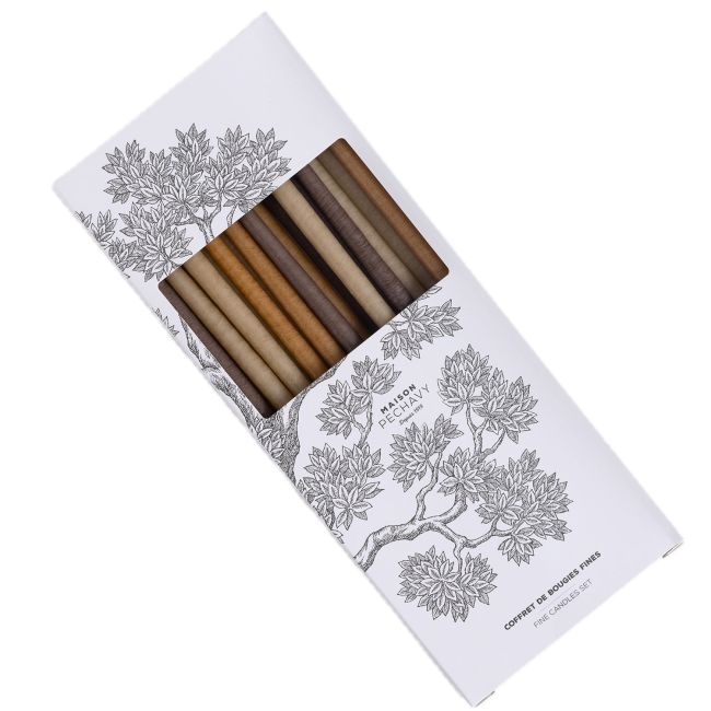 MAISON PECHAVY | Maison Pechavy | Set van 20 kaarsjes | Nude