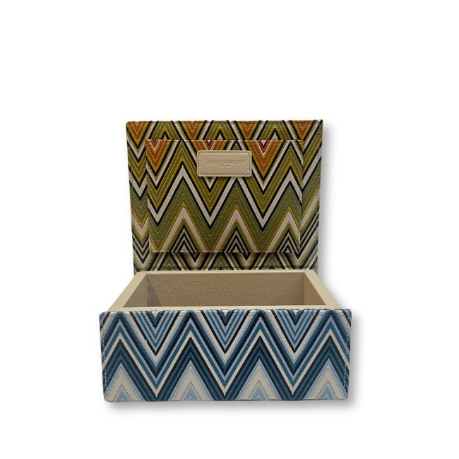 BOOKBOX | Bookbox | Missoni Fabric | Blauw | Small
