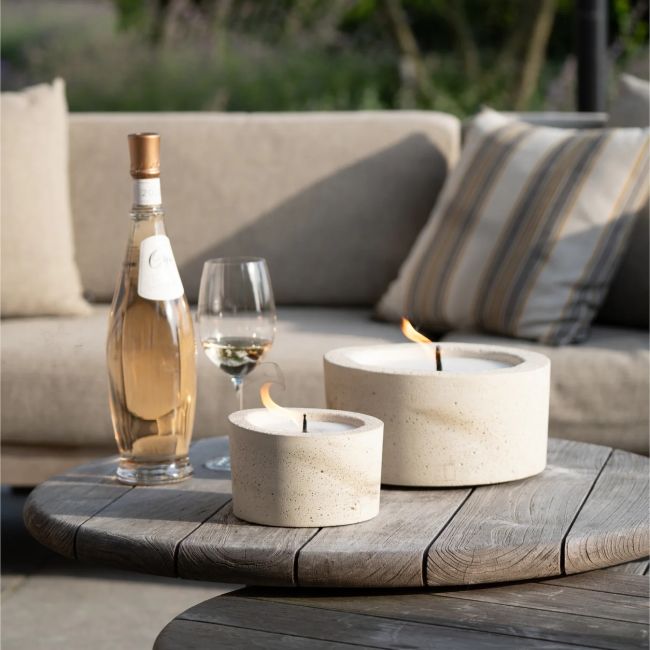 MON DADA | Mon Dada | Urban Outdoor Table Candle One | Ecru