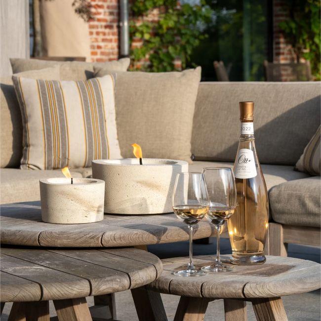 MON DADA | Mon Dada | Urban Outdoor Table Candle One | Ecru