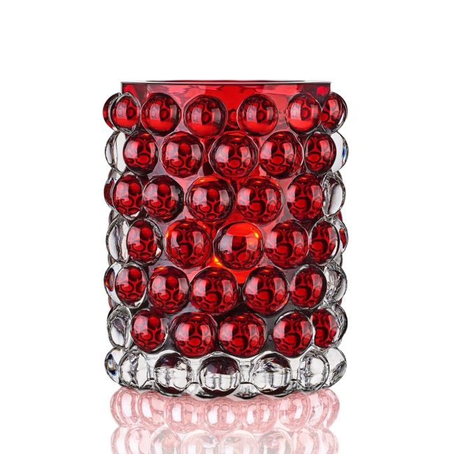SKOGSBERG & SMART  | Skogsberg & Smart | Waxinelichthouder | Boule | Large | Cardinal Red
