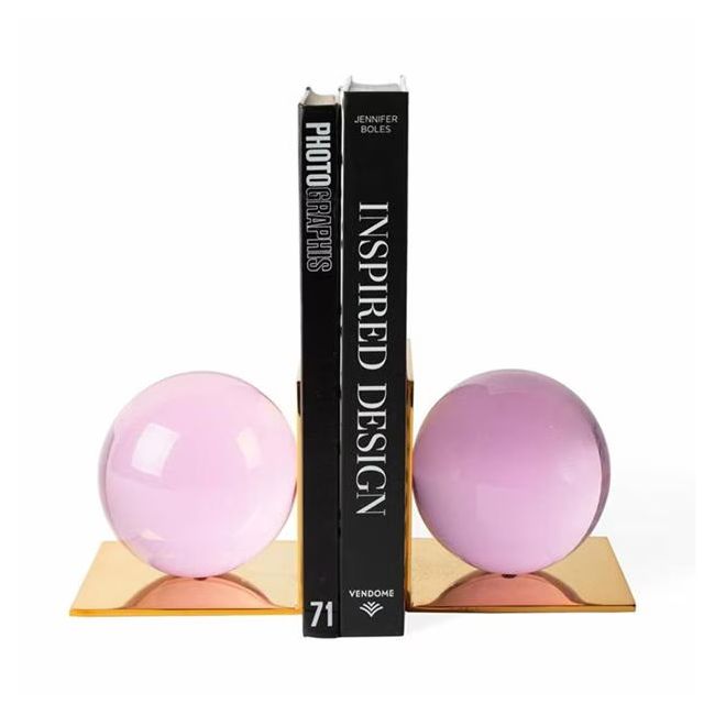 JONATHAN ADLER | Jonathan Adler | Globo Boekensteun | Roze