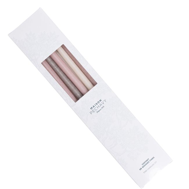 MAISON PECHAVY | Maison Pechavy | Set van 10 kaarsjes | Peonie