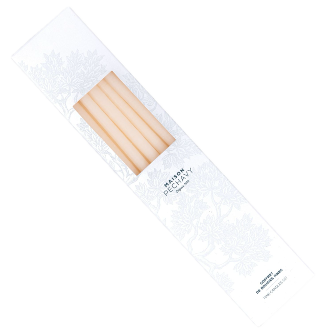 MAISON PECHAVY | Maison Pechavy | Set van 10 kaarsjes | Ecru