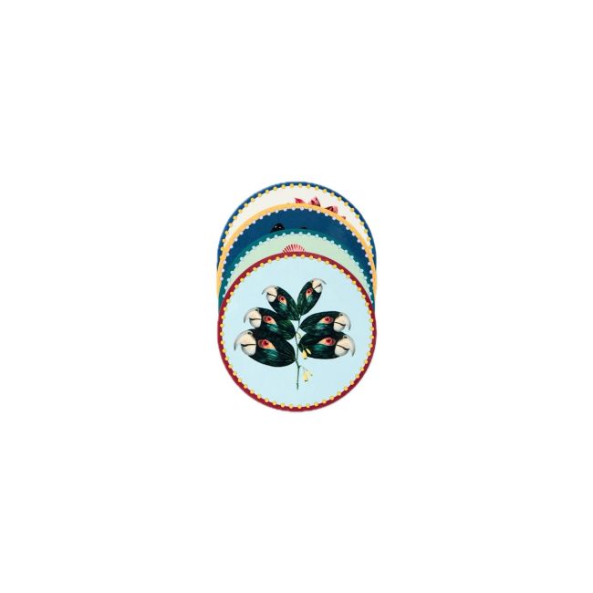 LA DOUBLE J | La Double J | Blooming Buddies | Onderzetters | Set van 4