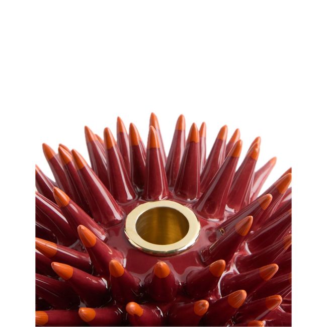 LA DOUBLE J | La Double J | Spine Candle Holder | Bordeaux