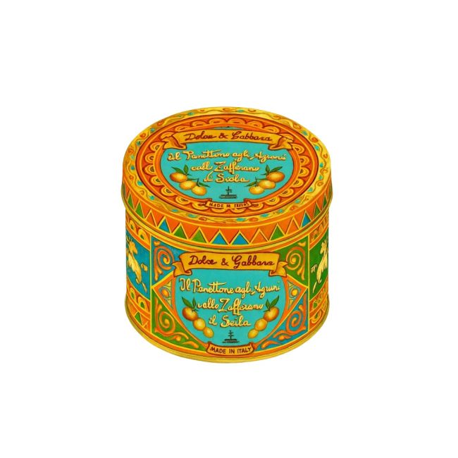 DOLCE & GABBANA | Dolce & Gabbana | Panettone | Bewaarblik | Citrus & Saffraan | Oranje | 100 gram