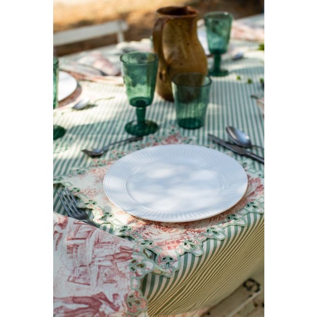 BORGO DELLE TOVAGLIE | Borgo Delle Tovaglie | Amalfi Placemat | Toile de Jouy Talco & Salvia 