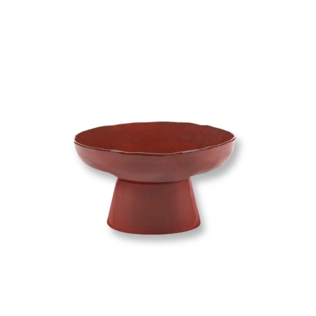 SERAX | Serax | La Mère | Serveerschaal op Voet | Venetian Red