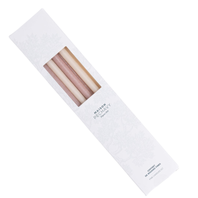 MAISON PECHAVY | Maison Pechavy | Set van 10 kaarsjes | Bois de Rose