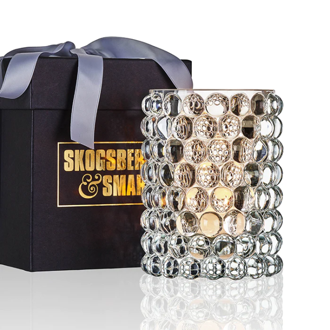 SKOGSBERG & SMART  | Skogsberg & Smart | Waxinelichthouder | Boule | Large | Clear