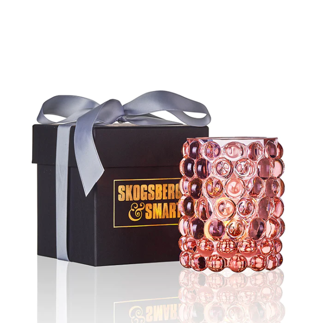 SKOGSBERG & SMART  | Skogsberg & Smart | Waxinelichthouder | Boule | Medium | Rose