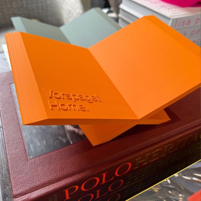 VORSPAGET HOME | Vorspaget Home | Boekenstandaard | Bright Orange