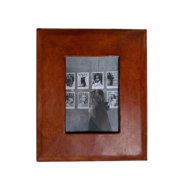 Fotolijst | Leer | Bruin | 13x18cm