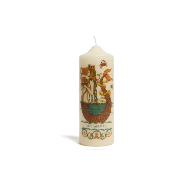 LA DOUBLE J | La Double J | Printed Pillar Candle | The Mermaid