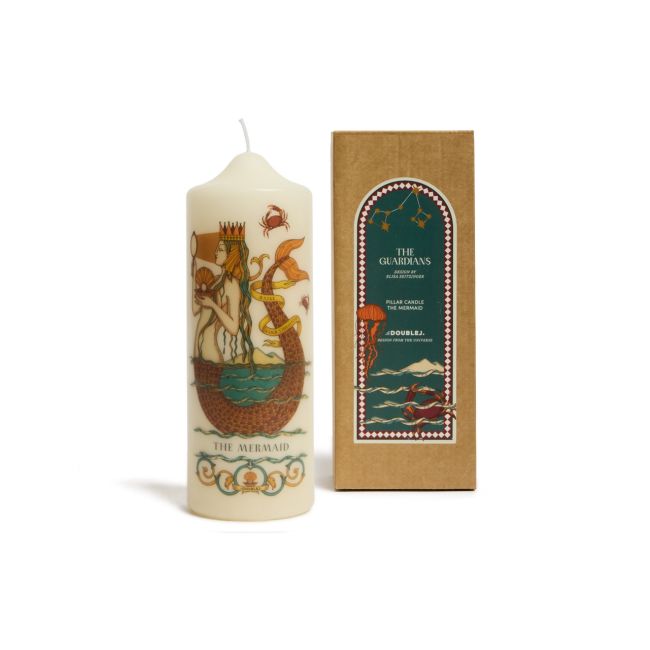LA DOUBLE J | La Double J | Printed Pillar Candle | The Mermaid