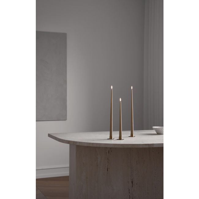 Ester & Erik | Ester & Erik | Candleholders | Medium | Gold Matt | 2 stuks