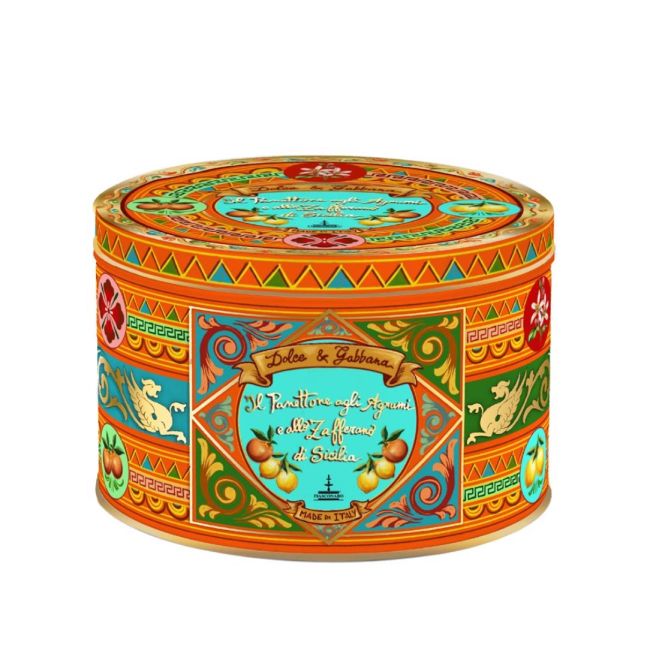 DOLCE & GABBANA | Dolce & Gabbana | Panettone | Bewaarblik | Citrus & Siciliaans Saffraan | 500gr