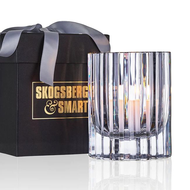 SKOGSBERG & SMART | Skogsberg & Smart | Waxinelichthouder | Hurricane Crystal | Medium