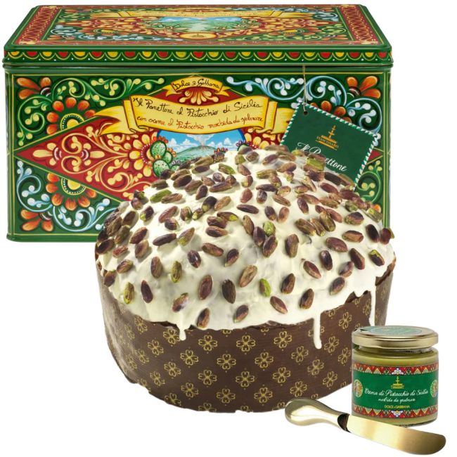 DOLCE & GABBANA | Dolce & Gabbana | Panettone | Bewaarblik | Pistache | Groen | 600 gram