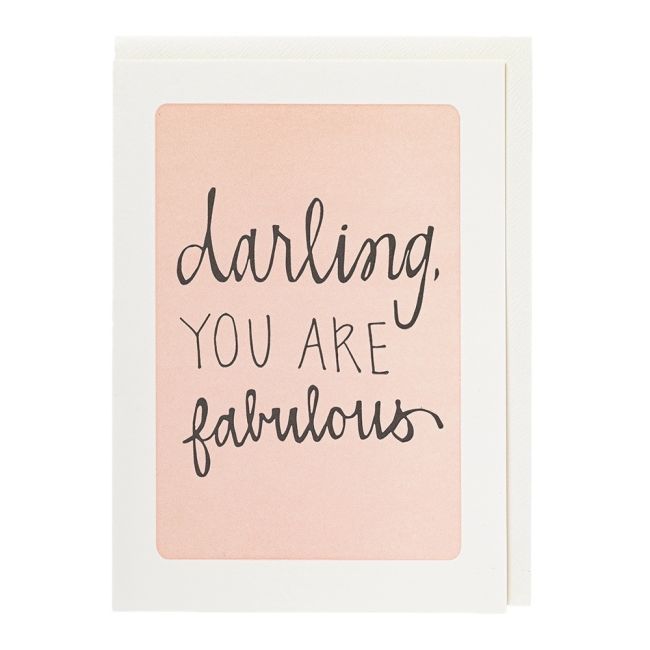 ARCHIVIST | Archivist | Wenskaart | Darling You Are Fabulous