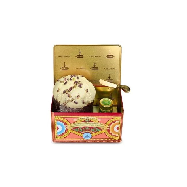 DOLCE & GABBANA | Dolce & Gabbana | Panettone | Bewaarblik | Rood | Pistache | 600 gram