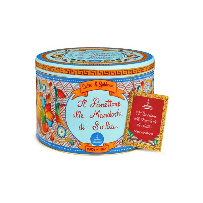 DOLCE & GABBANA | Dolce & Gabbana | Panettone | Bewaarblik | Rozijnen en Amandelen | Blauw | 1 kg
