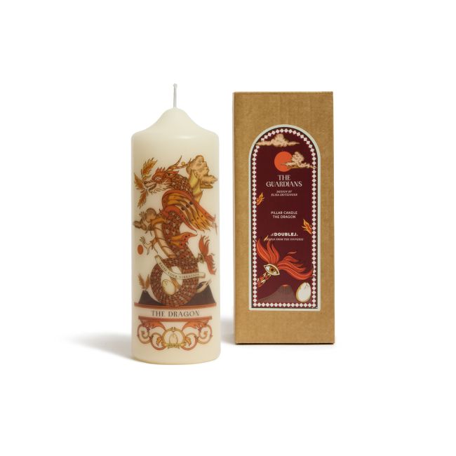 LA DOUBLE J | La Double J | Printed Pillar Candle | The Dragon
