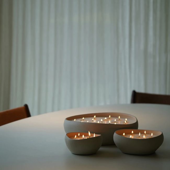 MON DADA | Mon Dada | Indoor Doteki Candle Medium | Sand