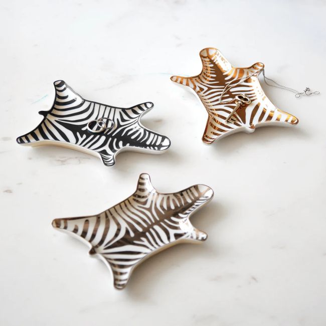 JONATHAN ADLER  | Jonathan Adler | Zebra Stacking Dish | Goud