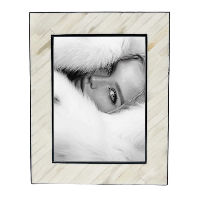 Fotolijst | Diagonal | Cream & Black | 17x23cm