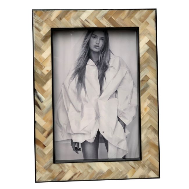 Fotolijst visgraat | Hoorn | Beige | 20x30cm