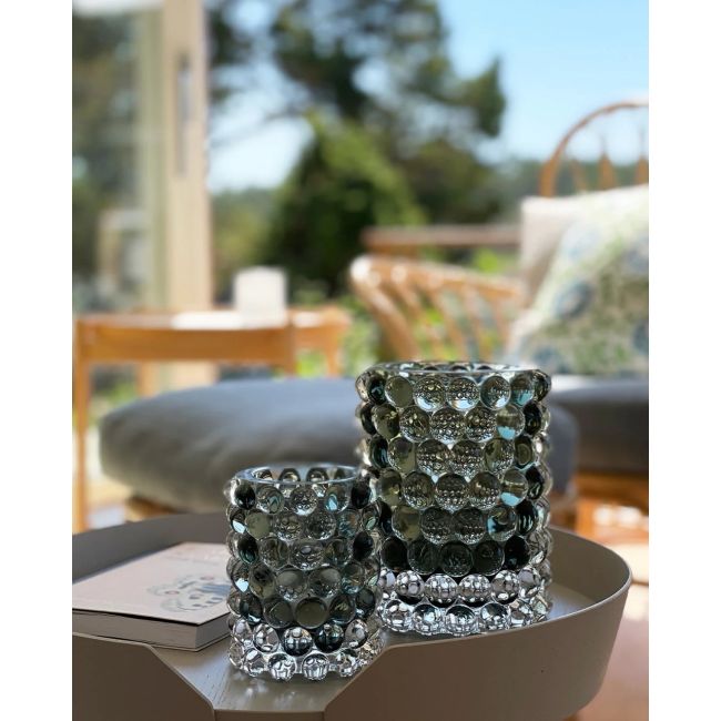 WEDDING GIFT ZOË & STEFAN | Wedding Gift Z&S | Skogsberg & Smart | Waxinelichthouder | Boule | Medium | Sage