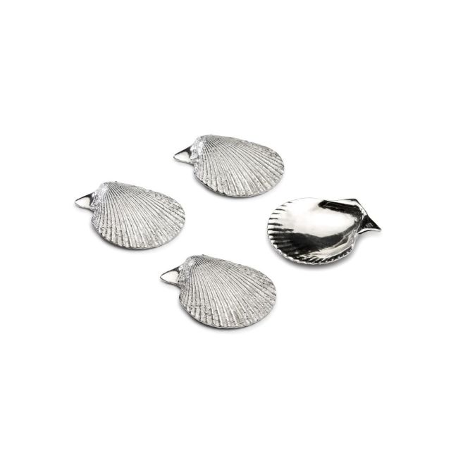 ANOVI | Anovi | Set van 4 | Amuse Schelp | Zilver