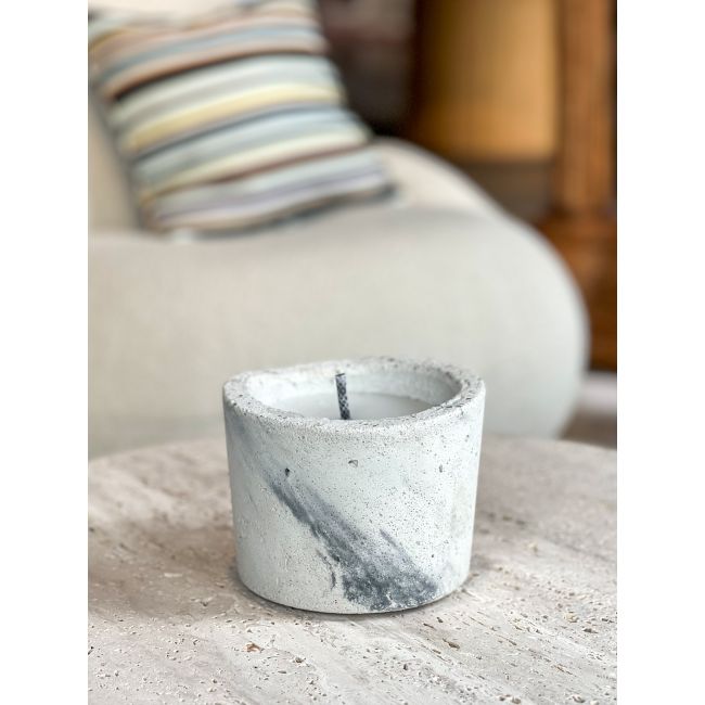 MON DADA | Mon Dada | Outdoor The Table Candle Small | Grey 