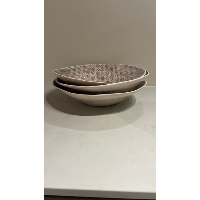 WONKI WARE | Wonki Ware | Salade Schaal | L | Aubergine