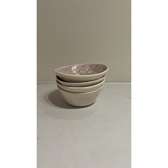 WONKI WARE | Wonki Ware | Schaaltje Mini Rond | Aubergine