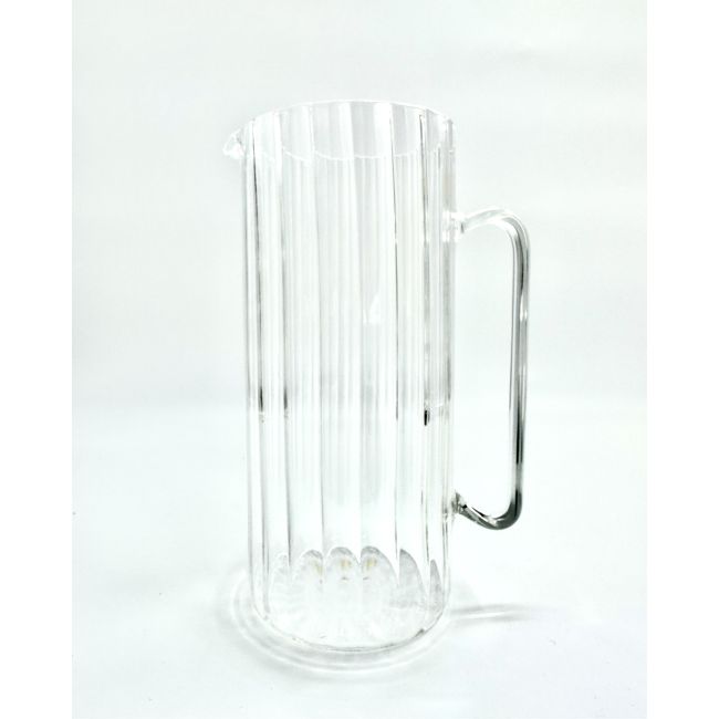 MURANO GLASS | Murano Glass | Serlio | Geribbelde Karaf | Transparant