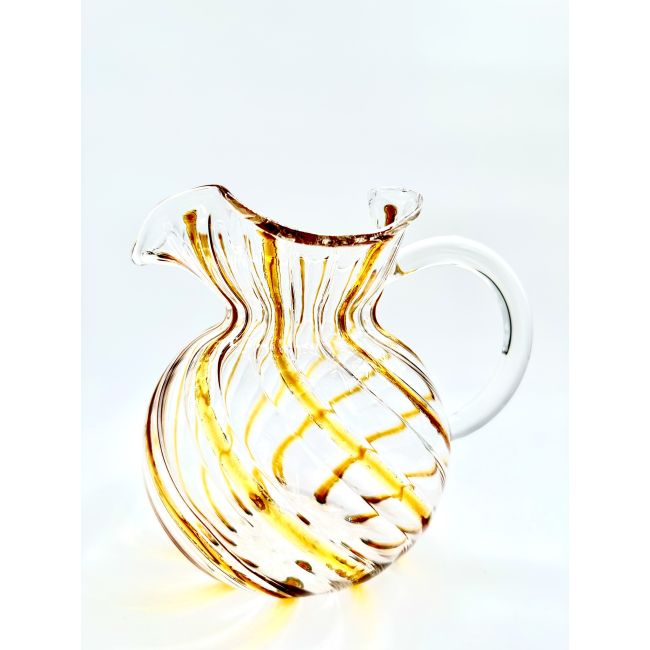 MURANO GLASS | Murano Glass | Torello | Gedraaide Karaf | Amber