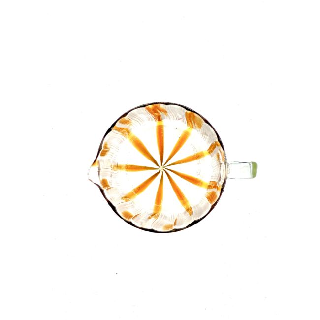 MURANO GLASS | Murano Glass | Serlio | Geribbelde Karaf | Amber