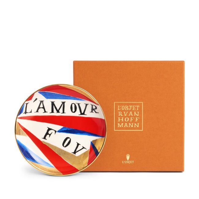 L'OBJET | L'objet | Ruan Hoffman L'Amour Fou Plate | Red