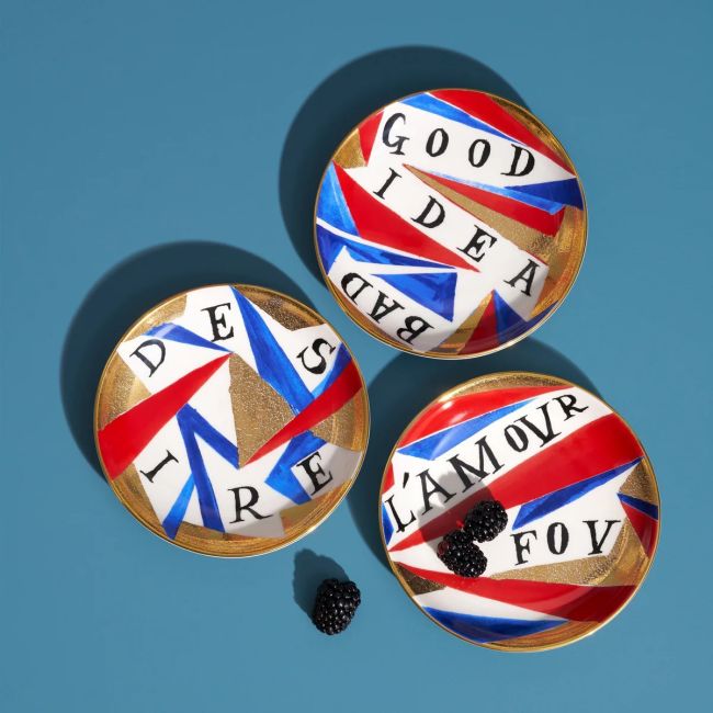 L'OBJET | L'objet | Ruan Hoffman L'Amour Fou Plate | Red