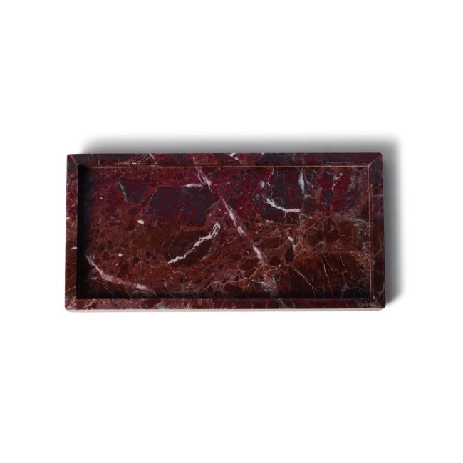 VORSPAGET HOME | Marmer Tray | Rood | 15x30cm