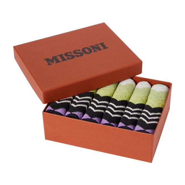 MISSONI HOME | Missoni Home | Set van 6 Face Towels | Giacomo | T59